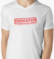 DISSIDENT T-shirt col V homme