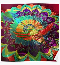 I’d rather be a hummingbird caged in your psychedelic heart Poster