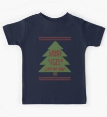 Christmas Vacation Ugly Sweater Kinder T-Shirt