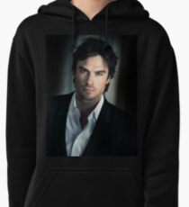 Handsome Damon Salvatore Ian Somerhalder Pullover Hoodie