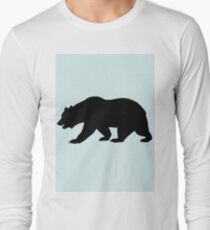 Bear silhouette Long Sleeve T-Shirt
