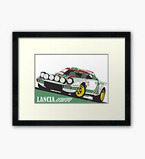 Lancia Stratos HF Alitalia livery Framed Print