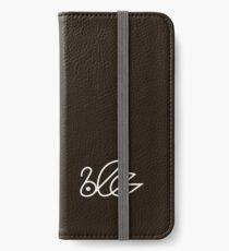 Minimalistische Text-Kunst-Typografie der Biene iPhone Flip-Case/Hülle/Skin