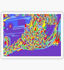 Burning Monk Sticker