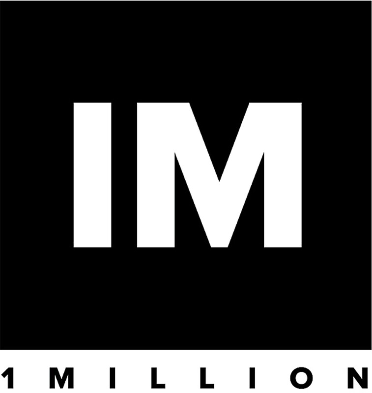 "1 MILLION Dance Studio Logo (Black Version)" Stickers by ...