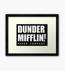Dunder Mifflin Framed Print