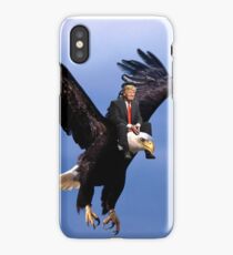 Trump Riding Eagle iPhone Case