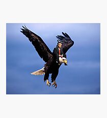 Trump Riding Eagle Photographic Print