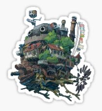 8bit Howl's Moving Castle Sticker