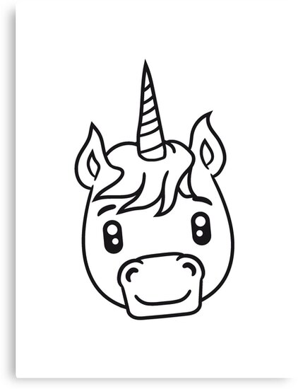 unicorn unicorn face head