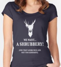 Bring Us A Shrubbery Women's Fitted Scoop T-Shirt