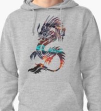 Dragon Picture Fill Pullover Hoodie
