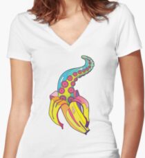 Bananacle Women's Fitted V-Neck T-Shirt