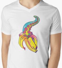 Camiseta de cuello en V Bananacle