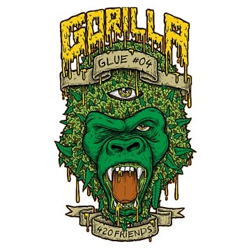 Gorilla Glue Spray Sticker Meme Sticker for Sale by TheAnonOne