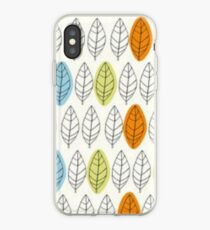 Leaf Repeat Pattern iPhone Case