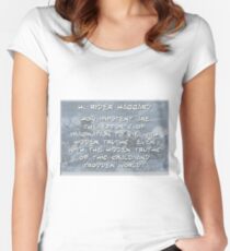 How Impotent Are The Efforts - Haggard Women's Fitted Scoop T-Shirt