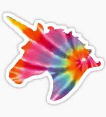 delta phi epsilon tie-dye unicorn Sticker