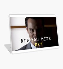 Jim Moriarty Laptop Skin