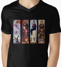 Haunted mansion all Characthers Men's V-Neck T-Shirt