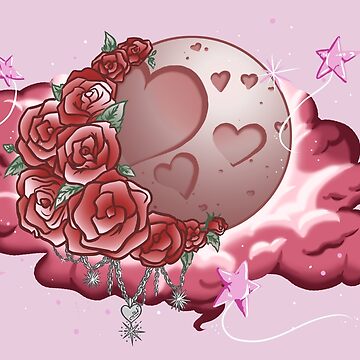 Artwork thumbnail, Rose Moon by MariahL