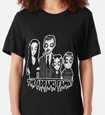 The Addams Family Portrait Slim Fit T-Shirt