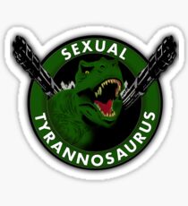 Sexual Tyrannosaurus Sticker
