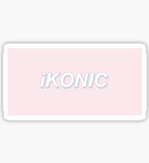 Pink iKON Sticker