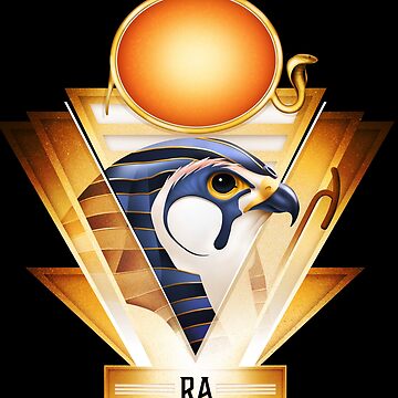 Artwork thumbnail, Egyptian Mythology Sun God Ra by DiggerDesignsNY