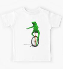 DAT BOI FROG MEME INTERNET PEPE RARE Kids Tee