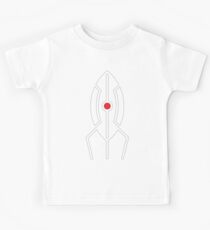 Minimal Portal Turret Kids Tee