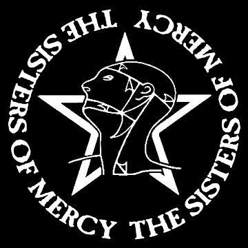 Extra Ordinary Art Design Of The Sisters Of Mercy Logo Bath Mat for Sale  by gmollindinia2d