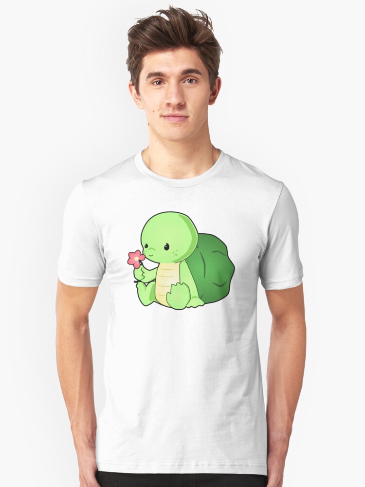 Download "Cute Baby Turtle Vector Drawing" T-shirt by LyddieDoodles ...