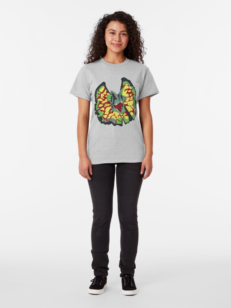 Alternate view of dilophosaurus Classic T-Shirt