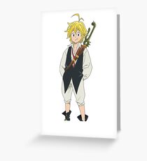 Meliodas (Anime: Seven Deadly Sins) Greeting Card