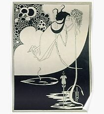 Vintage famous art - Aubrey Vincent Beardsley - The Climax Illustration From Salome By Oscar Wilde Poster