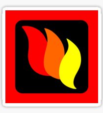 LEGO firefighters logo Sticker