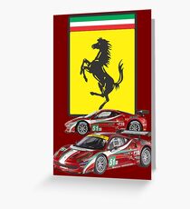 Ferarri Greeting Card