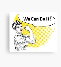 We can do it! Canvas Print