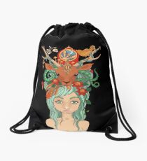 Nature's Girl Drawstring Bag