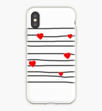 Hearts and stripes iPhone Case