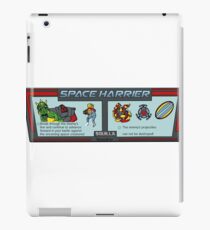 Space Harrier Instructions iPad Case/Skin