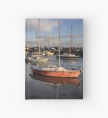Titchfield Haven, England at late afternoon Hardcover Journal