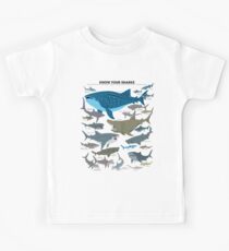 Know Your Sharks Kids T-Shirt