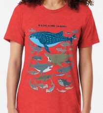 Know Your Sharks Tri-blend T-Shirt