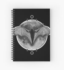 Full Moon Flying Fox Spiral Notebook