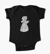 Don't Cry, Li'l Angel Short Sleeve Baby One-Piece
