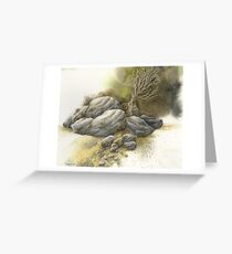 Rock-Baum-Studie Grußkarte