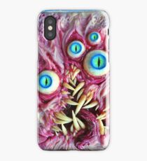 Bright eyes monster portrait iPhone Case