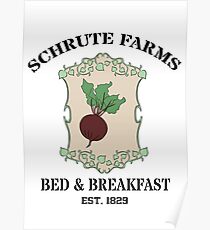 Schrute Farms Bed And Breakfast - Dwight Schrute - The Office Poster